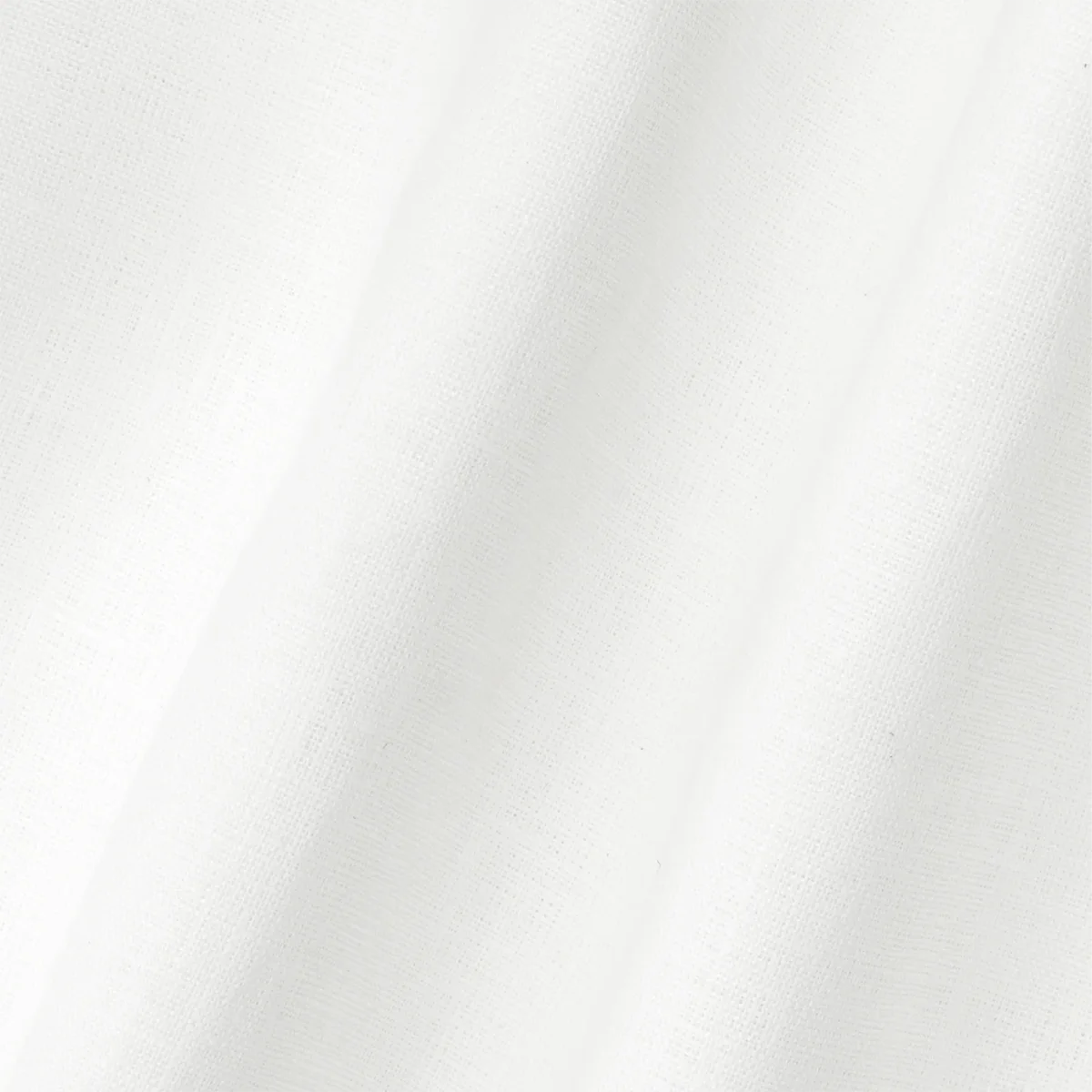 Drawn Thread Fabric Complimentary Plain Linen - Ivory White