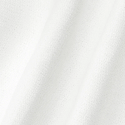 Drawn Thread Fabric Complimentary Plain Linen - Ivory White