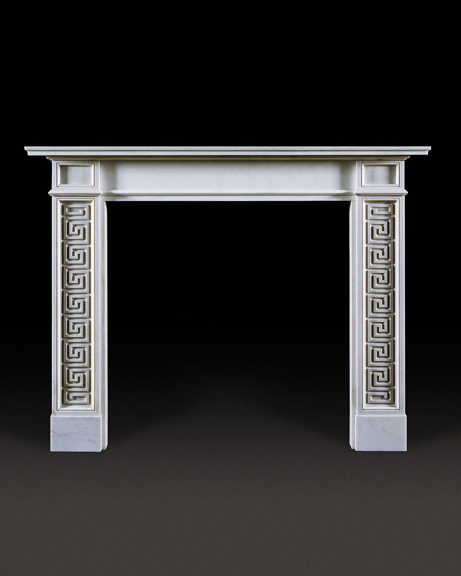 Pocock Chimneypiece - White Marble