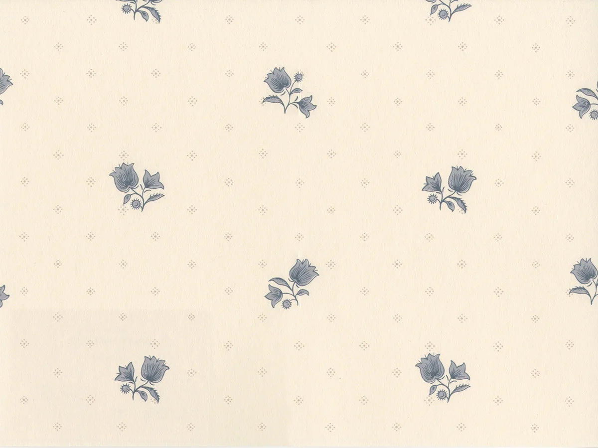 Polonaise Wallpaper - Blue