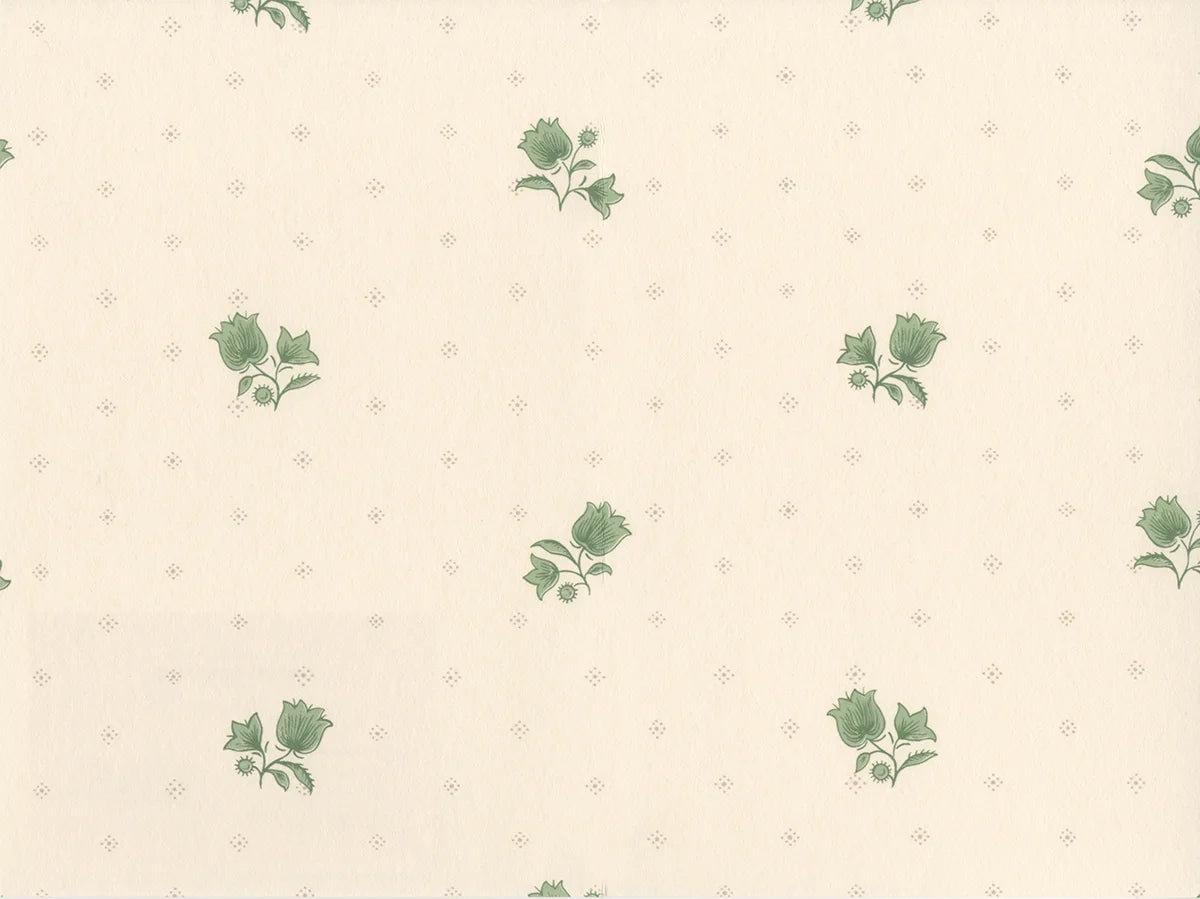 Polonaise Wallpaper - Green