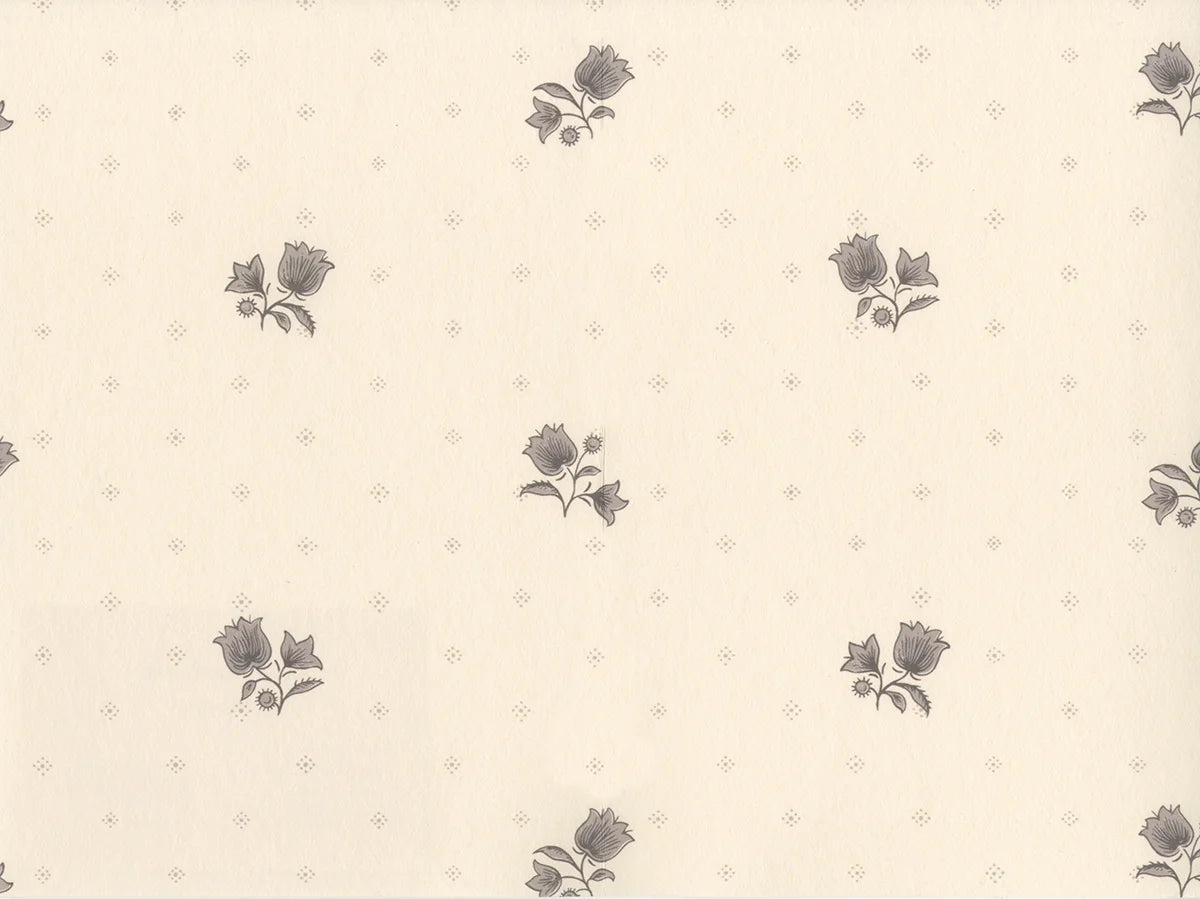 Polonaise Wallpaper - Grey