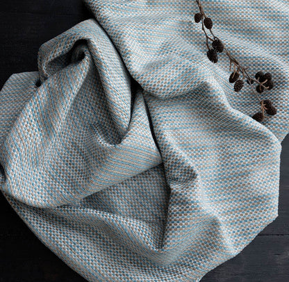 Rattan - Blue / Flax