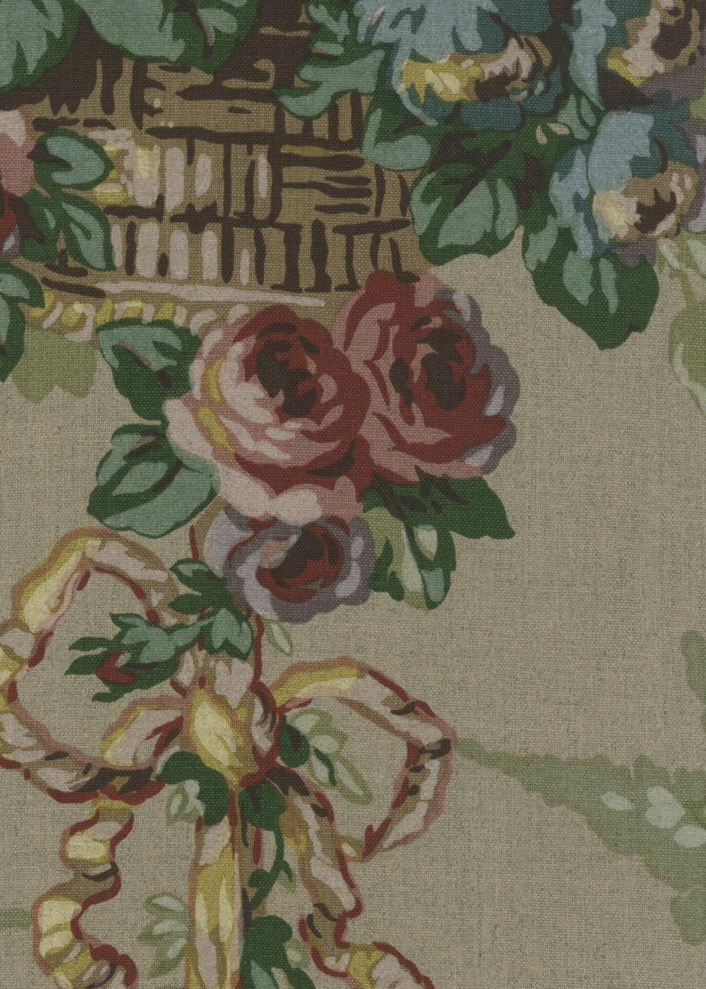 Garden Of Allah On Linen - Natural