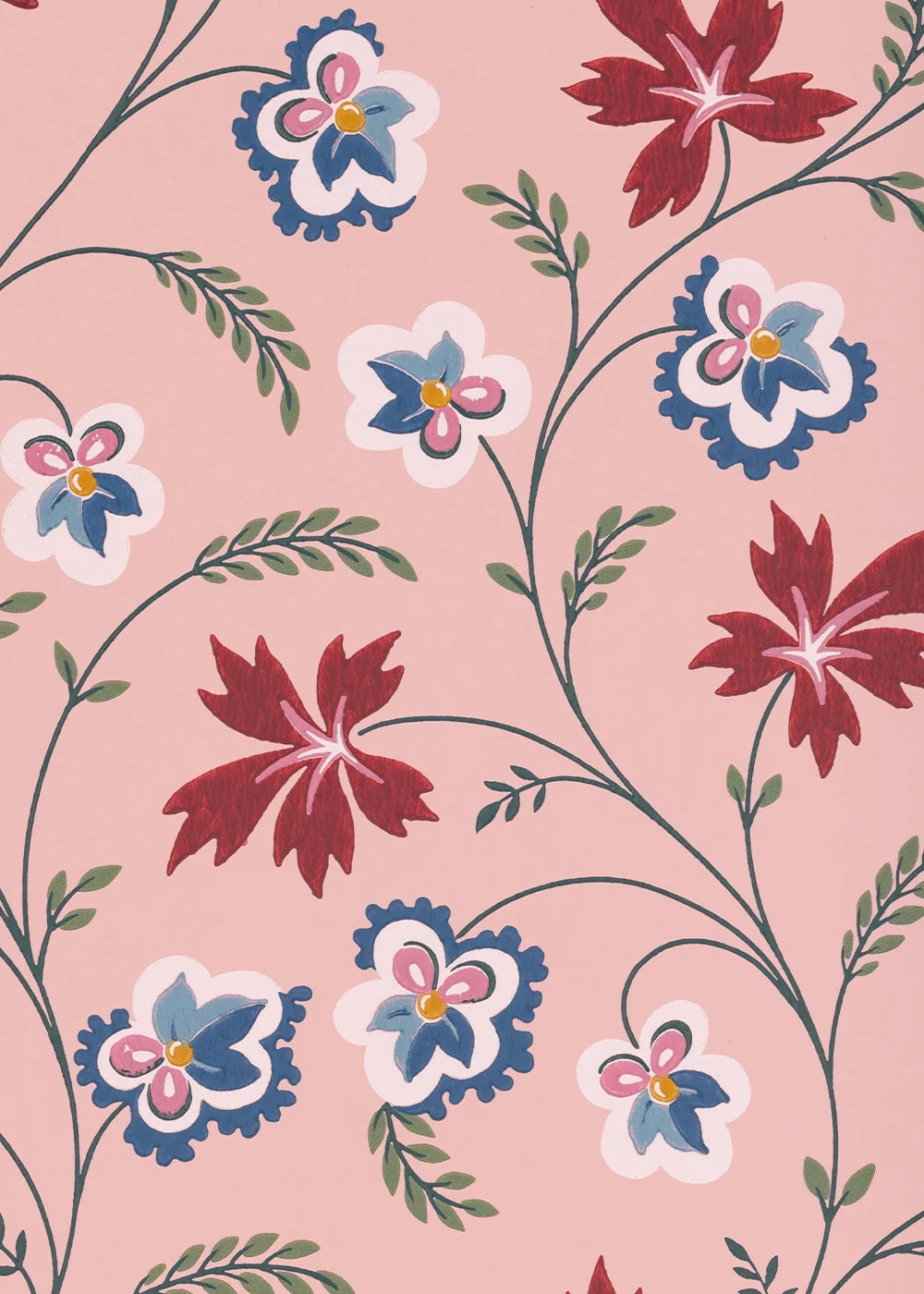 Apolline Wallpaper - Rose