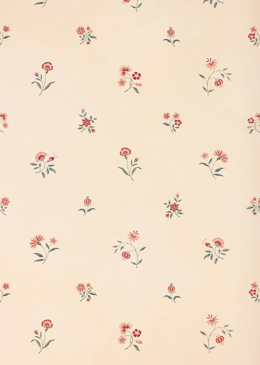 Mirabel Sprig Wallpaper - Rose