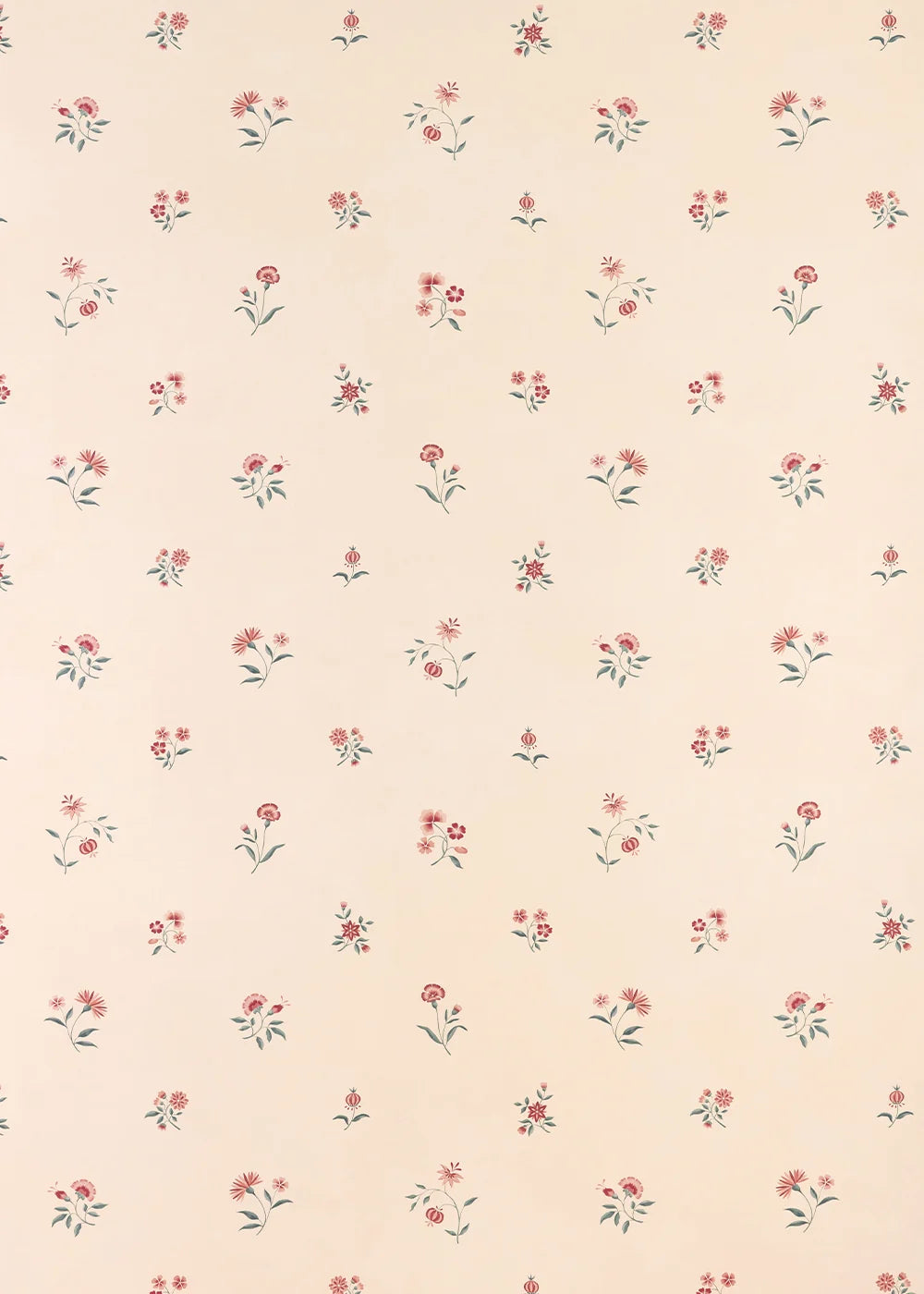 Mirabel Sprig Wallpaper - Rose
