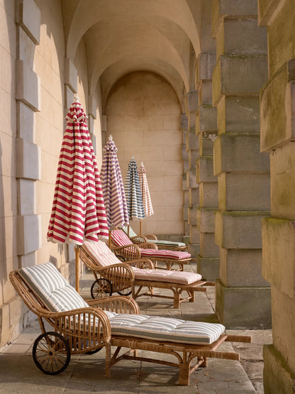 Plain Stripe Outdoor - Sea Blue