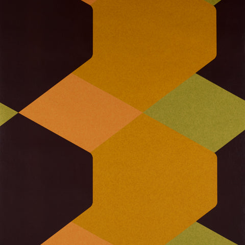 Spade Wallpaper - Golden Lacquer