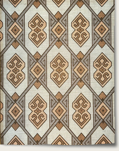 Stained Glass Wallpaper - Tigers Eye