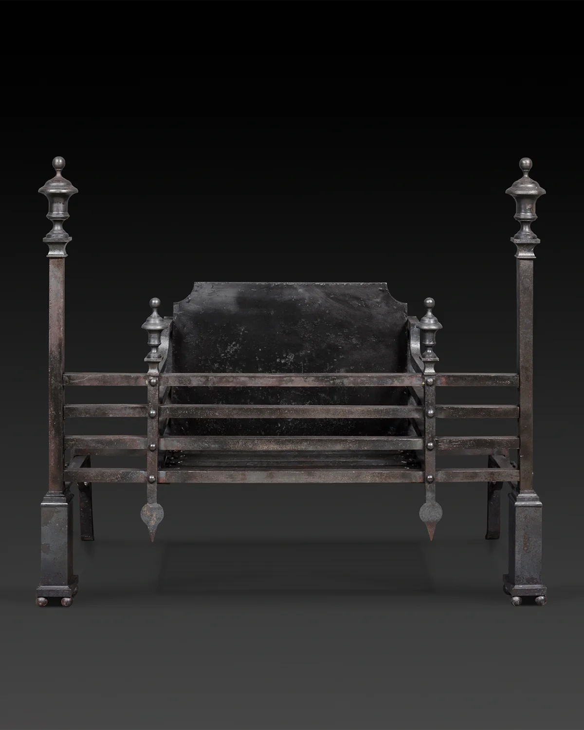 Stirling Firegrate - Blackened Cast Iron