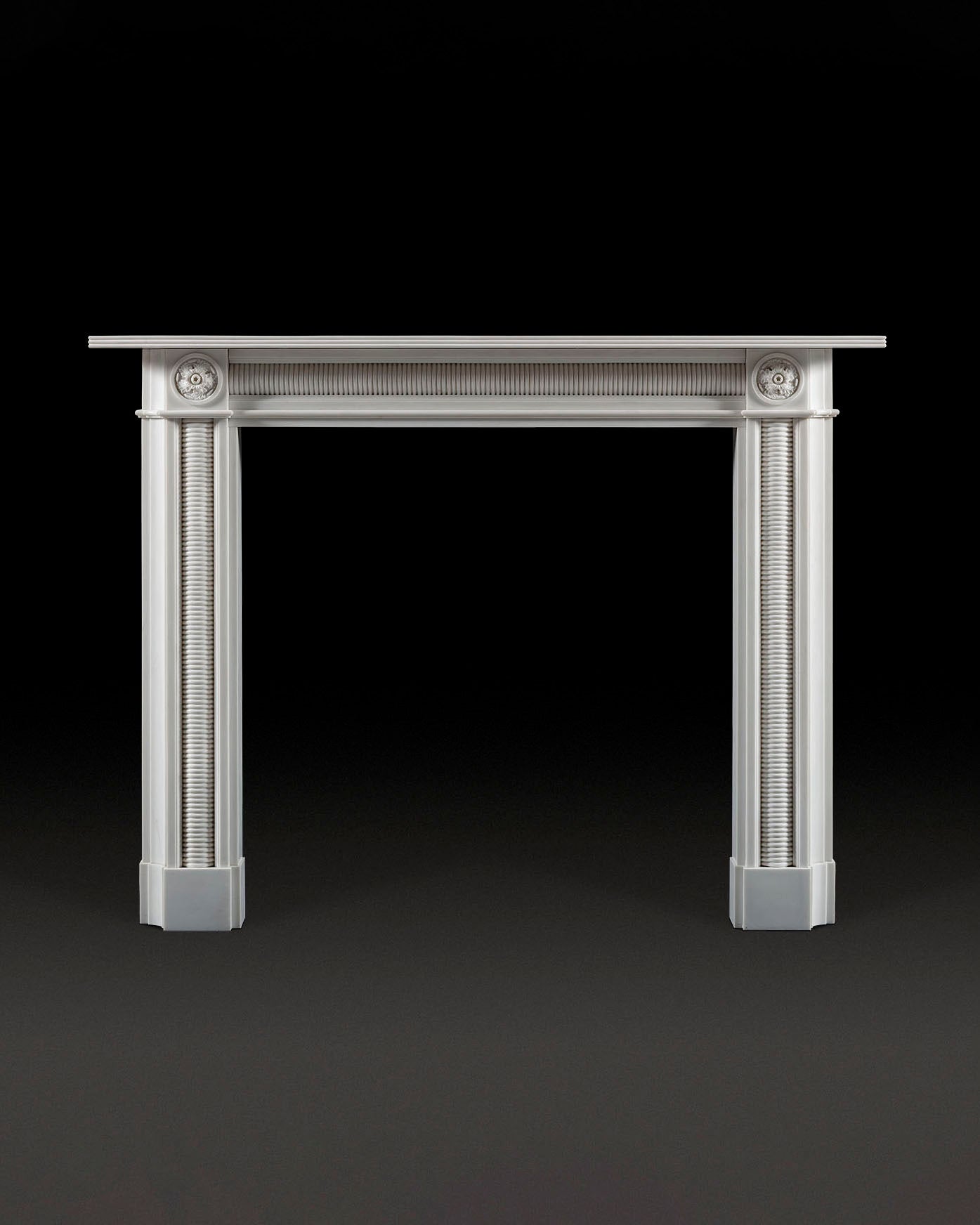 Talbot Chimneypiece - White Marble