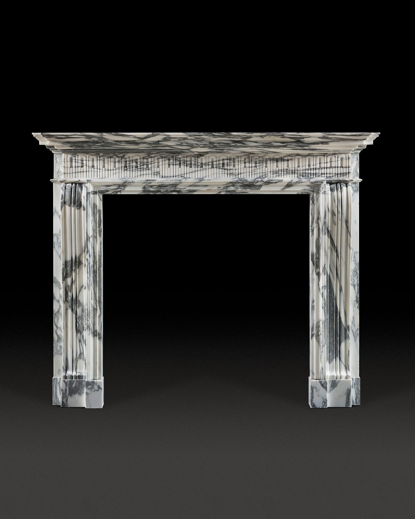 Taviton Chimneypiece - Grey Breche