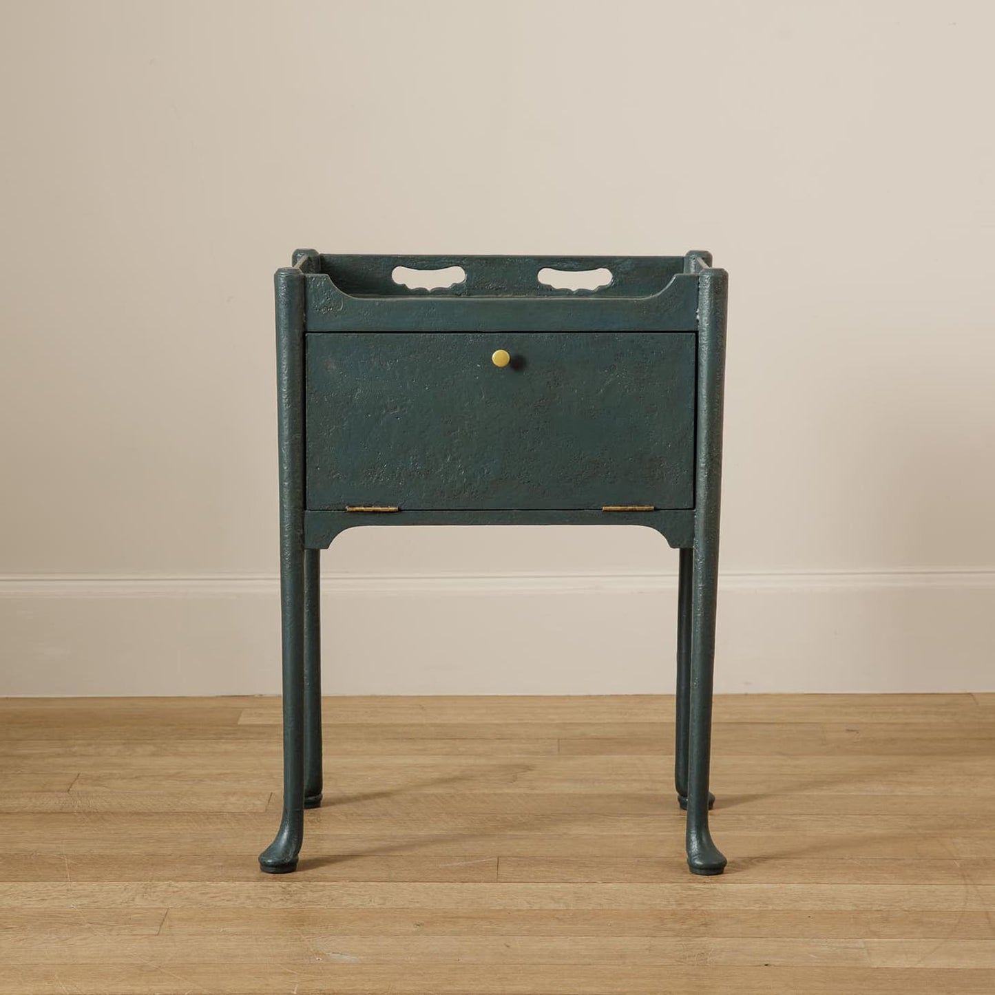Pot Cupboard - Burnished Teal Paint