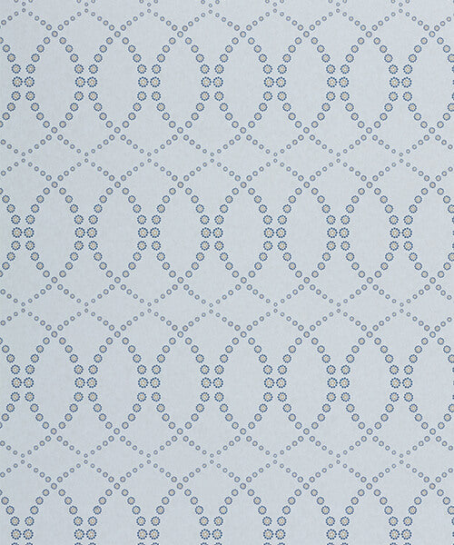 Daisy Chain Wallpaper - Indigo
