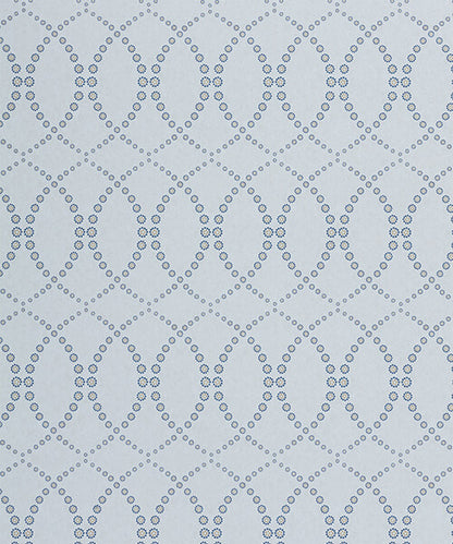 Daisy Chain Wallpaper - Indigo