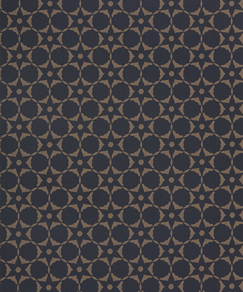 Flower Cut Out Wallpaper - Brownstone