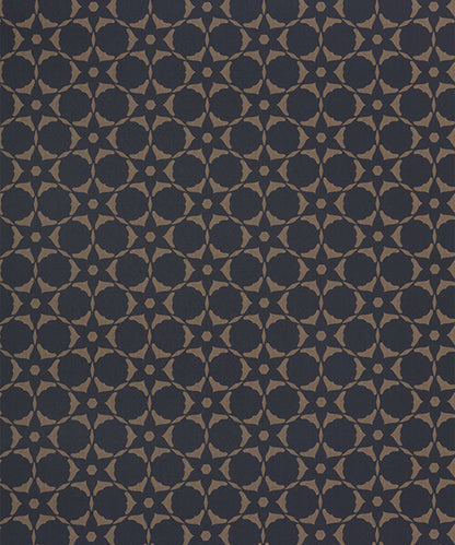Flower Cut Out Wallpaper - Brownstone