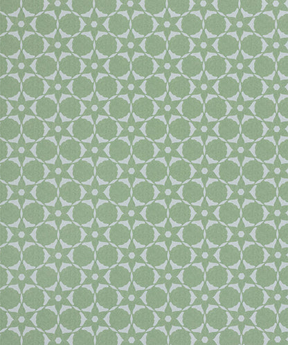 Flower Cut Out Wallpaper - Jade
