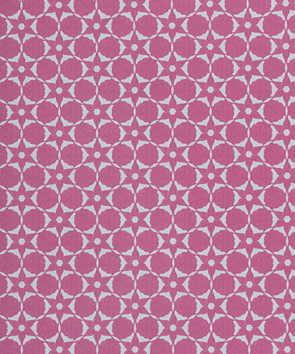 Flower Cut Out Wallpaper - Magenta