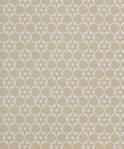Flower Cut Out Wallpaper - Sandstone