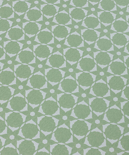 Flower Cut Out Wallpaper - Jade
