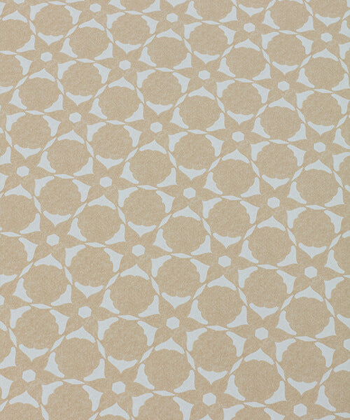 Flower Cut Out Wallpaper - Sandstone