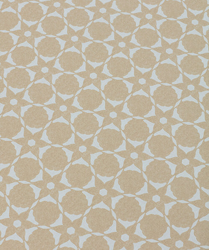 Flower Cut Out Wallpaper - Sandstone