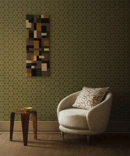 Flower Cut Out Wallpaper - Jade