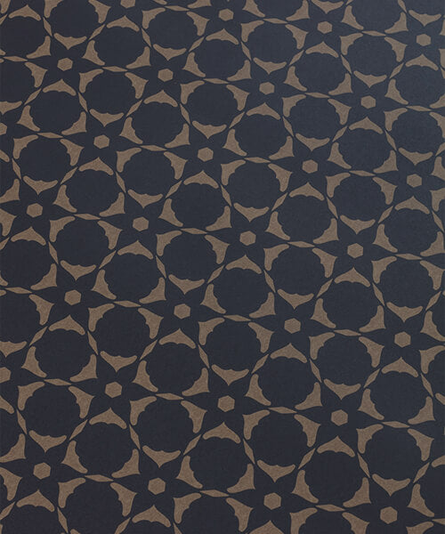 Flower Cut Out Wallpaper - Brownstone