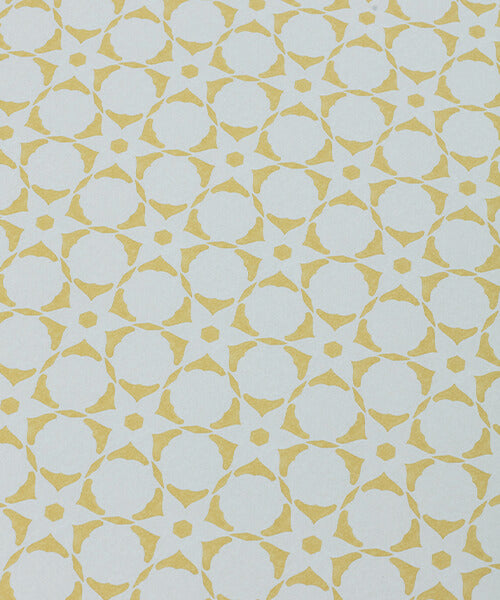 Flower Stencil Wallpaper - Saffron
