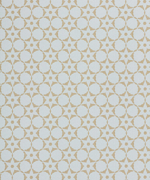 Flower Stencil Wallpaper - Sandstone