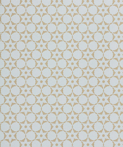 Flower Stencil Wallpaper - Sandstone