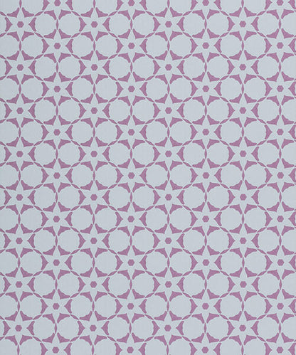 Flower Stencil Wallpaper - Viola