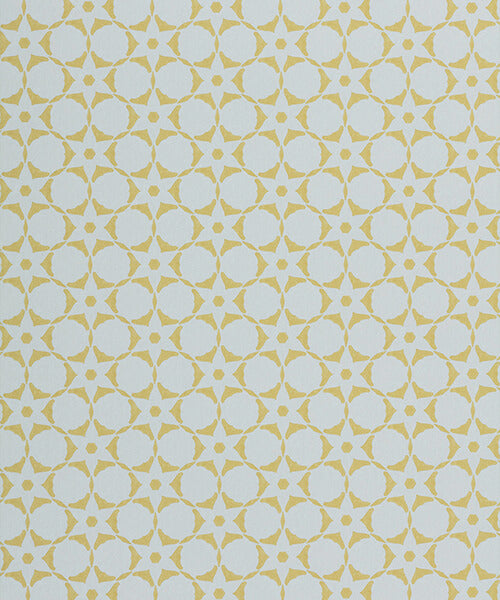 Flower Stencil Wallpaper - Saffron