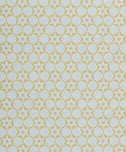 Flower Stencil Wallpaper - Saffron