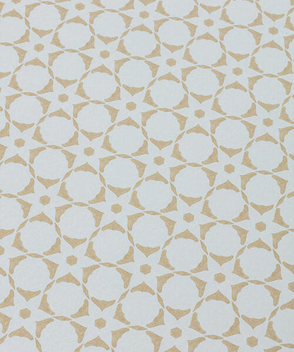 Flower Stencil Wallpaper - Sandstone