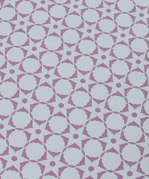 Flower Stencil Wallpaper - Viola