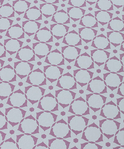 Flower Stencil Wallpaper - Viola