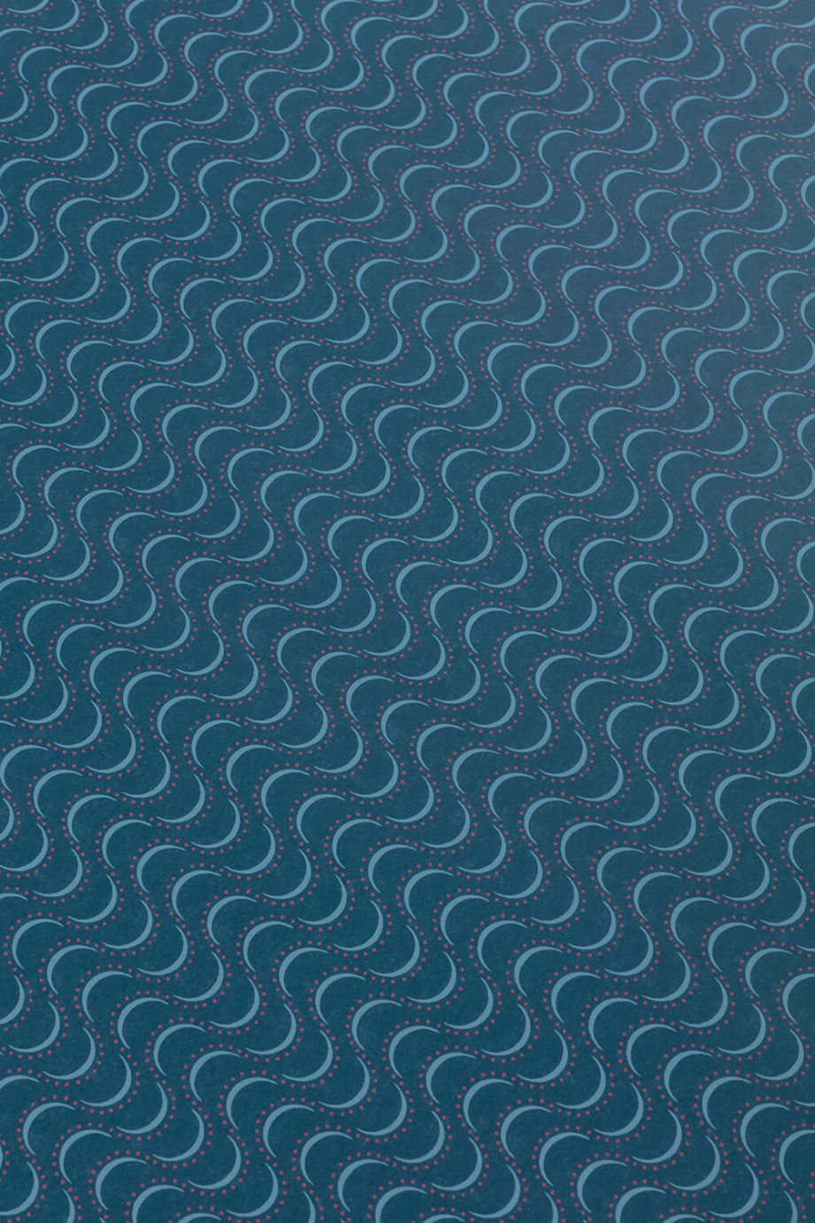 Ondine Wallpaper - Prussian Blue (Digital)