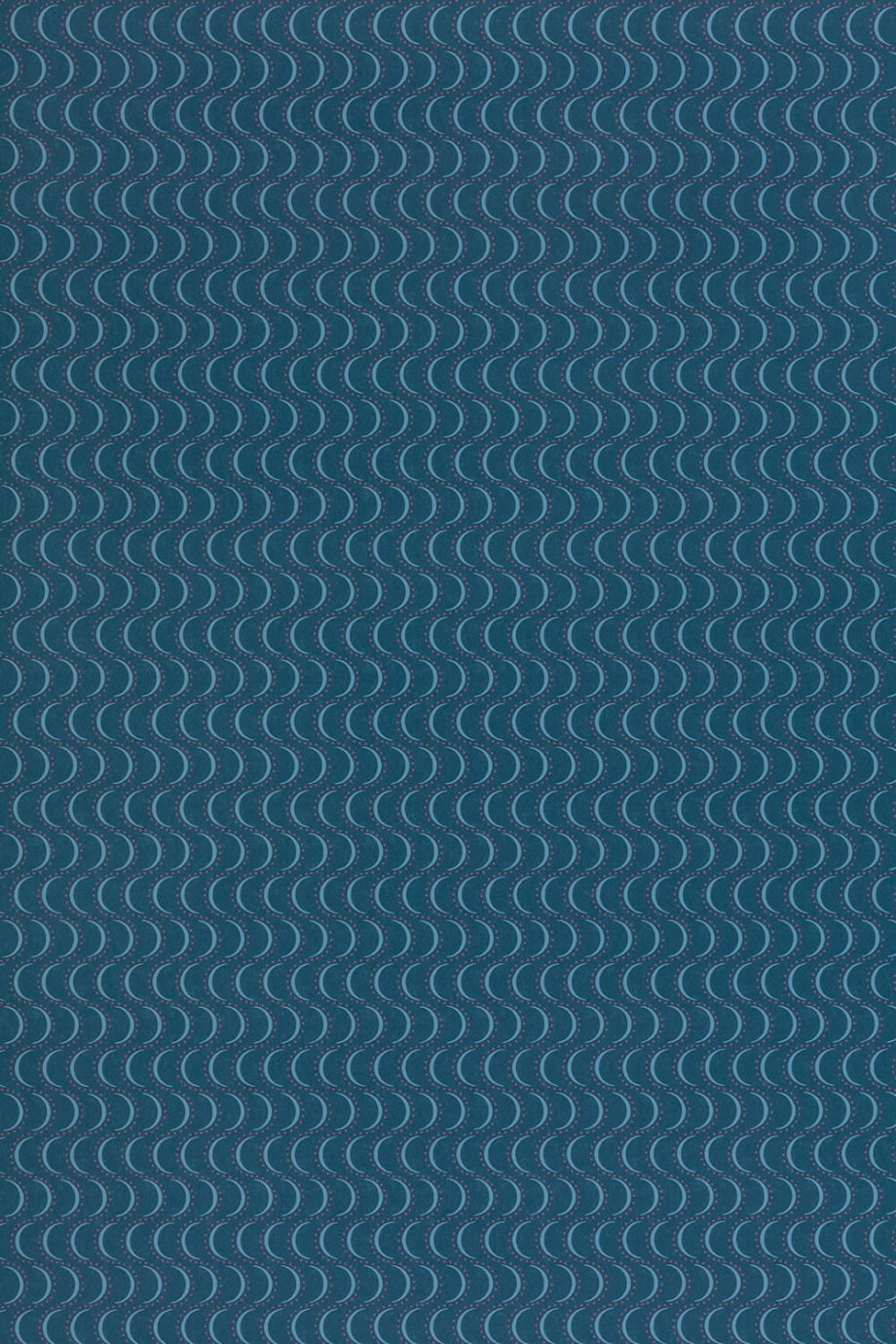 Ondine Wallpaper - Prussian Blue (Digital)