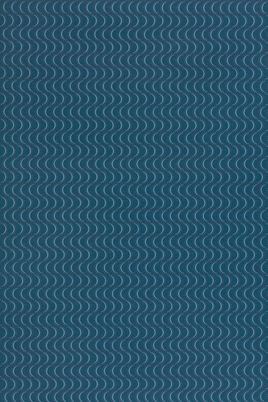 Ondine Wallpaper - Prussian Blue (Digital)