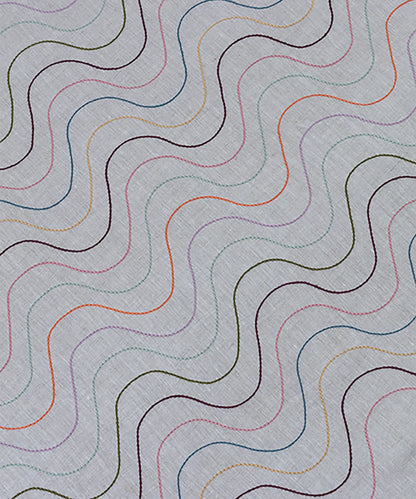 Undulating Lines - Sorbet / Natural