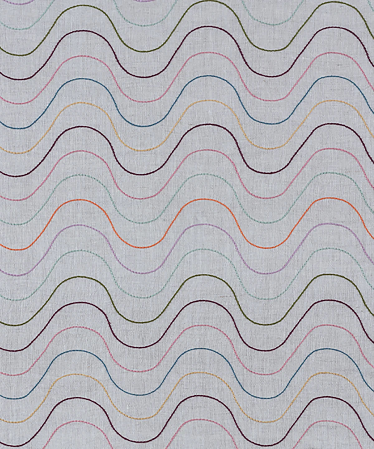 Undulating Lines - Sorbet / Natural