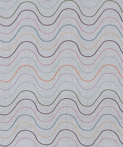 Undulating Lines - Sorbet / Natural
