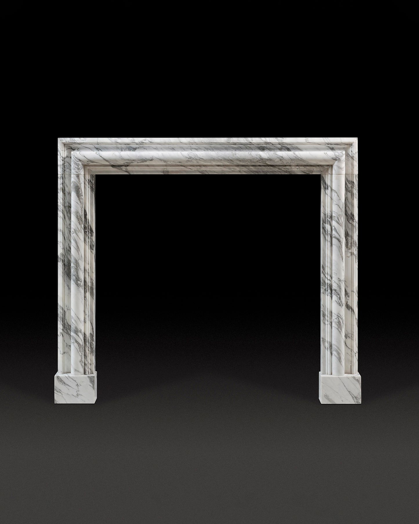 Walden Bolection Chimneypiece - Grey Italian Breche