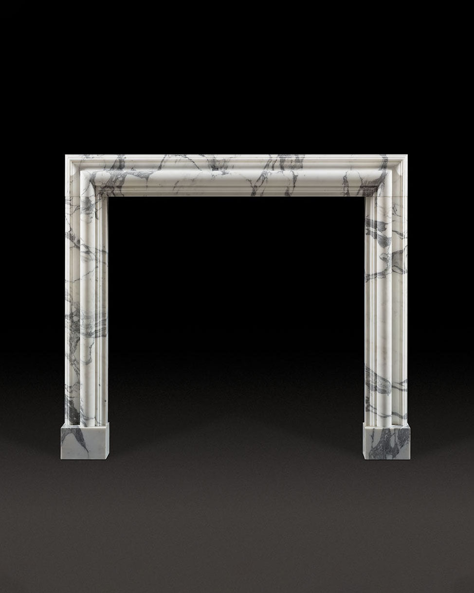 Walden Bolection Chimneypiece - Arabescato Marble
