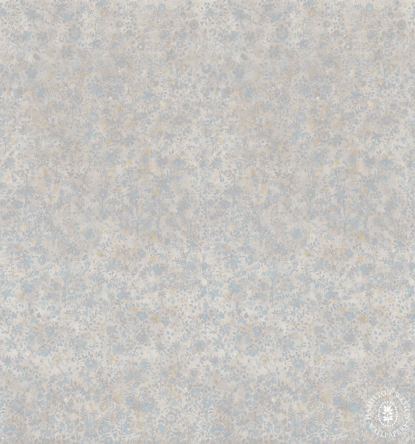 Wildflower Meadow Wallpaper - Spring Blue