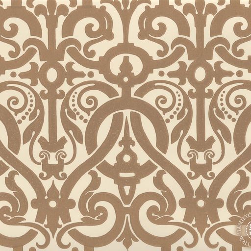 Charlecote Strapwork Wallpaper - 3