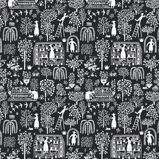 Sowing & Setting Wallpaper - Blackbird